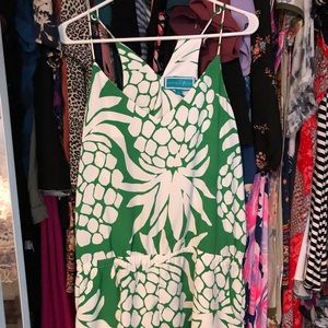 Southern frock pineapple romper